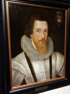 Lot 50 - Devereux (Robert, 2nd earl of Essex, 1566-1601). Bust-length oil portrait, early 17th c