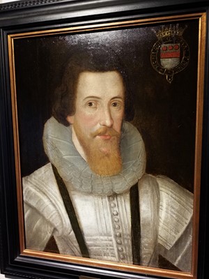 Lot 50 - Devereux (Robert, 2nd earl of Essex, 1566-1601). Bust-length oil portrait, early 17th c