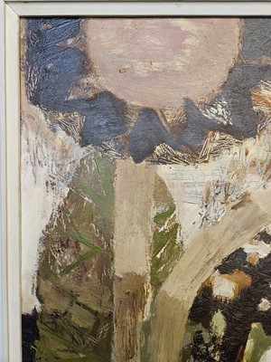 Lot 175 - Fedden, Mary,  Still Life with Artichoke Flowers, 1963, oil on board, signed and dated