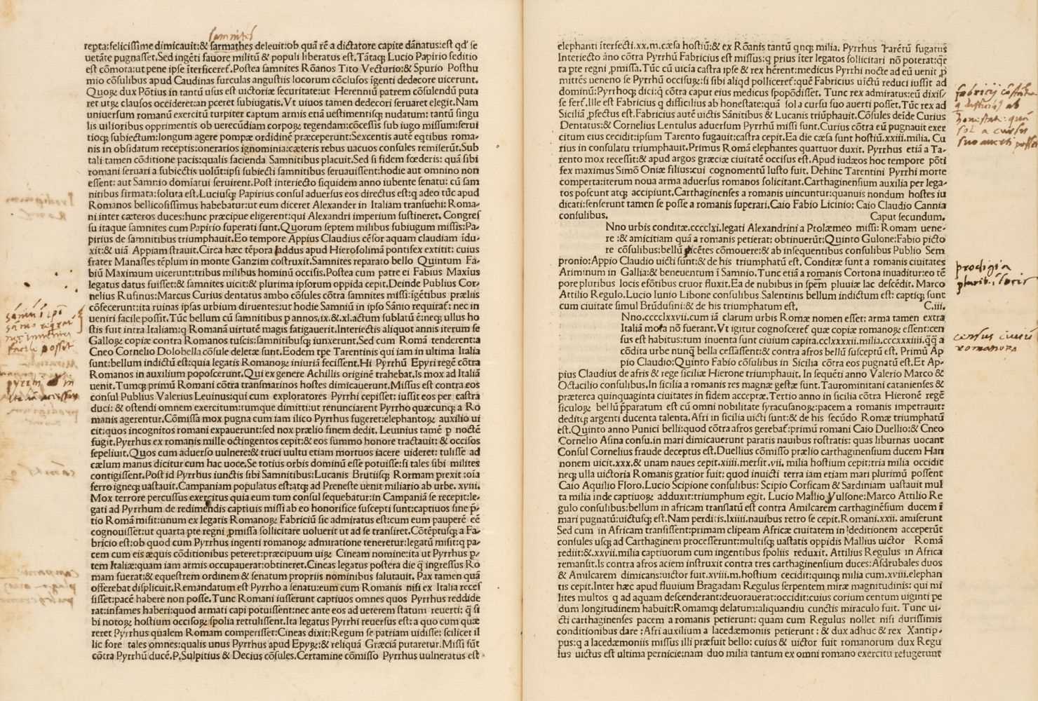 Lot 13 - Aelius Spartianus. De Vita Hadriani imperatoris ad Dioclitianum Augustum, Venice, 1490