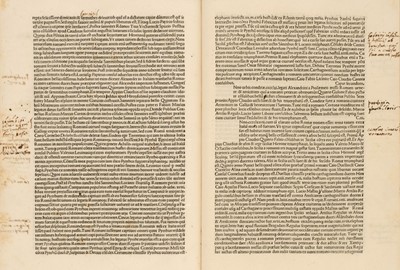 Lot 13 - Aelius Spartianus. De Vita Hadriani imperatoris ad Dioclitianum Augustum, Venice, 1490