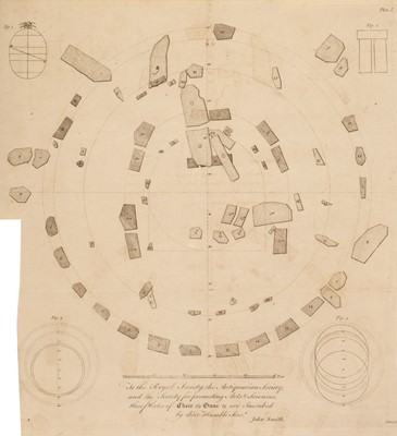Lot 68 - Smith (John). Choir Gaur; the grand orrery of the ancient Druids, commonly called Stonehenge, 1771