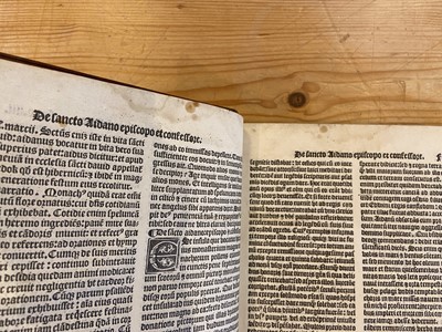 Lot 16 - Capgrave (John). [Nova legenda Anglie, 1st edition, London: Wynkyn de Worde, 1516]