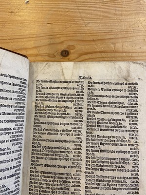 Lot 16 - Capgrave (John). [Nova legenda Anglie, 1st edition, London: Wynkyn de Worde, 1516]