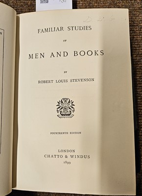 Lot 347 - Stevenson (Robert Louis). Works, 30 volumes, London: Chatto & Windus, 1892-1901