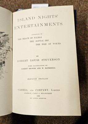 Lot 347 - Stevenson (Robert Louis). Works, 30 volumes, London: Chatto & Windus, 1892-1901