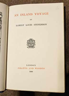 Lot 347 - Stevenson (Robert Louis). Works, 30 volumes, London: Chatto & Windus, 1892-1901