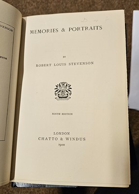 Lot 347 - Stevenson (Robert Louis). Works, 30 volumes, London: Chatto & Windus, 1892-1901