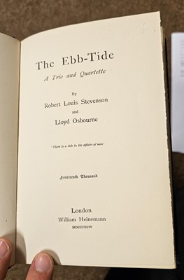 Lot 347 - Stevenson (Robert Louis). Works, 30 volumes, London: Chatto & Windus, 1892-1901