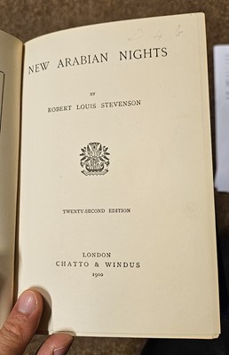 Lot 347 - Stevenson (Robert Louis). Works, 30 volumes, London: Chatto & Windus, 1892-1901
