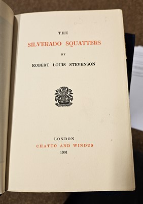 Lot 347 - Stevenson (Robert Louis). Works, 30 volumes, London: Chatto & Windus, 1892-1901