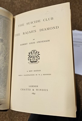 Lot 347 - Stevenson (Robert Louis). Works, 30 volumes, London: Chatto & Windus, 1892-1901