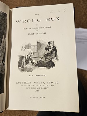 Lot 347 - Stevenson (Robert Louis). Works, 30 volumes, London: Chatto & Windus, 1892-1901