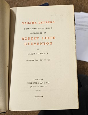 Lot 347 - Stevenson (Robert Louis). Works, 30 volumes, London: Chatto & Windus, 1892-1901