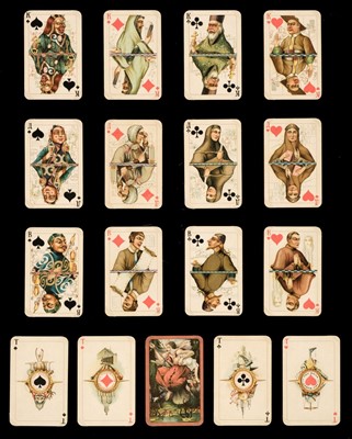 Lot 328 - Russian playing cards. Anti-Religious pack, State Card Factory in Leningrad, 1931, & 1 other