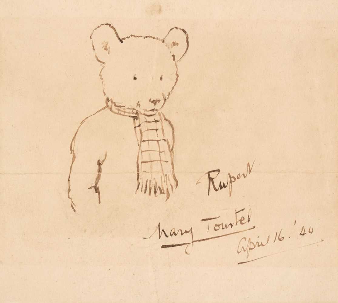 Lot 491 - Tourtel (Mary, 1897-1948). Rupert, April 16, 1944, pen & ink