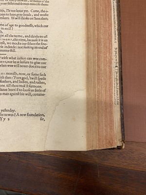 Lot 47 - Jonson (Ben). Workes, 3 volumes, 1st edition, London: Will Stansby, Meighen, Bishop, 1616-40