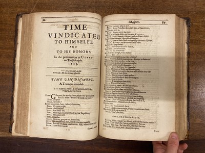 Lot 47 - Jonson (Ben). Workes, 3 volumes, 1st edition, London: Will Stansby, Meighen, Bishop, 1616-40