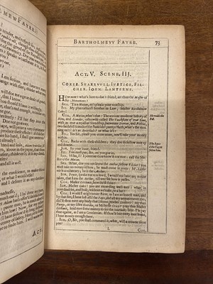 Lot 47 - Jonson (Ben). Workes, 3 volumes, 1st edition, London: Will Stansby, Meighen, Bishop, 1616-40