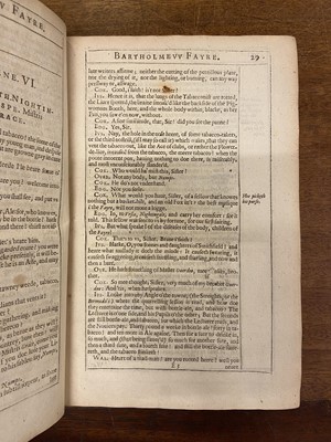 Lot 47 - Jonson (Ben). Workes, 3 volumes, 1st edition, London: Will Stansby, Meighen, Bishop, 1616-40