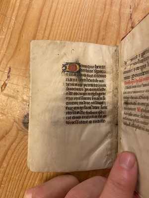 Lot 8 - Book of Hours, Illuminated manuscript on vellum, [France: Angers, c. 1460s]