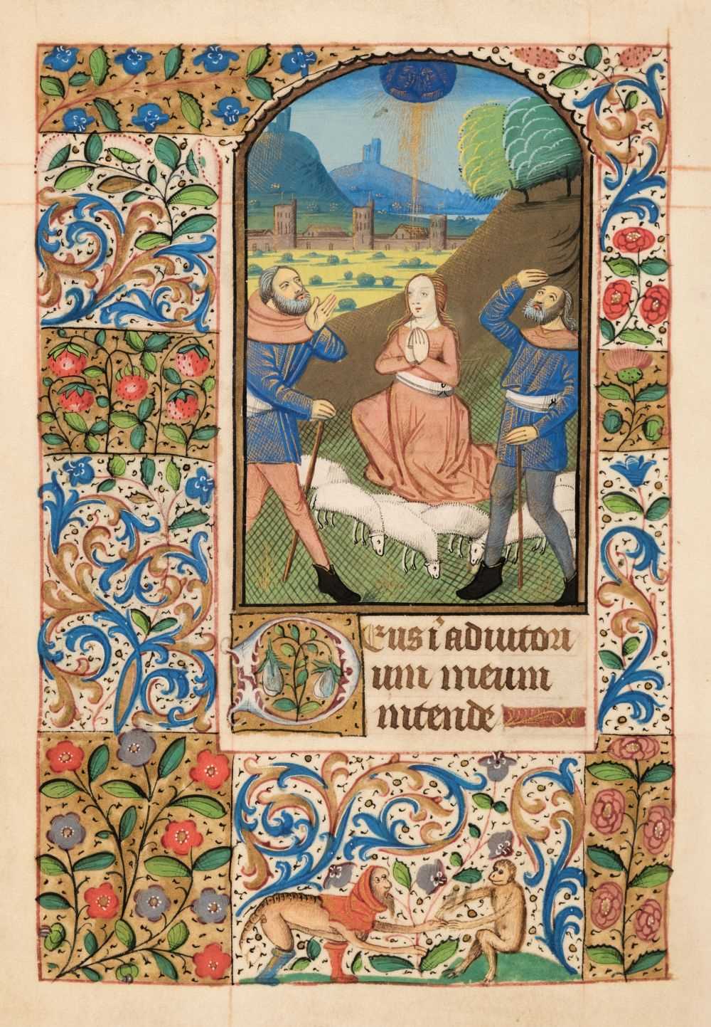 Lot 12 - Book of Hours, Illuminated manuscript on vellum, [France: Rouen, c. 1480]
