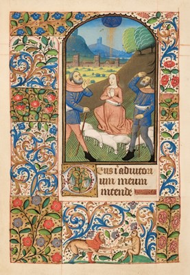 Lot 12 - Book of Hours, Illuminated manuscript on vellum, [France: Rouen, c. 1480]