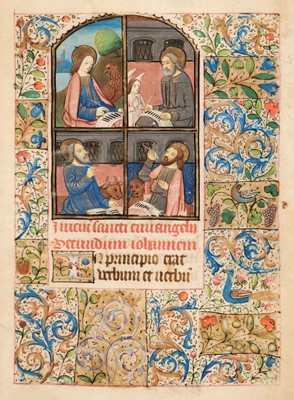 Lot 12 - Book of Hours, Illuminated manuscript on vellum, [France: Rouen, c. 1480]