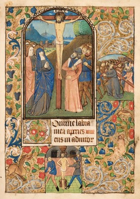 Lot 12 - Book of Hours, Illuminated manuscript on vellum, [France: Rouen, c. 1480]