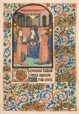 Lot 12 - Book of Hours, Illuminated manuscript on vellum, [France: Rouen, c. 1480]