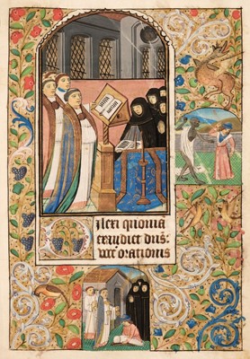 Lot 12 - Book of Hours, Illuminated manuscript on vellum, [France: Rouen, c. 1480]