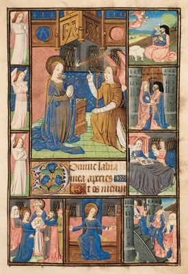 Lot 12 - Book of Hours, Illuminated manuscript on vellum, [France: Rouen, c. 1480]