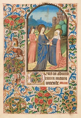 Lot 12 - Book of Hours, Illuminated manuscript on vellum, [France: Rouen, c. 1480]