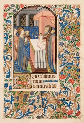 Lot 12 - Book of Hours, Illuminated manuscript on vellum, [France: Rouen, c. 1480]