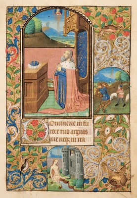Lot 12 - Book of Hours, Illuminated manuscript on vellum, [France: Rouen, c. 1480]