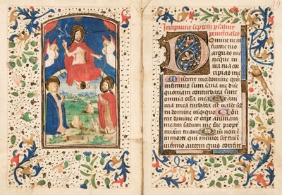 Lot 9 - Book of Hours, Use of Rome, in Latin. Illuminated manuscript on vellum, c. 1460