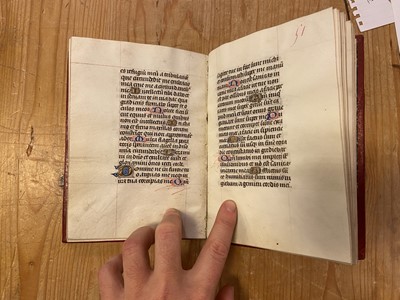 Lot 9 - Book of Hours, Use of Rome, in Latin. Illuminated manuscript on vellum, c. 1460