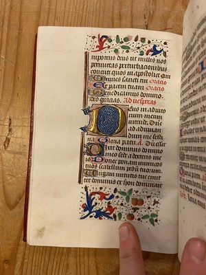 Lot 9 - Book of Hours, Use of Rome, in Latin. Illuminated manuscript on vellum, c. 1460