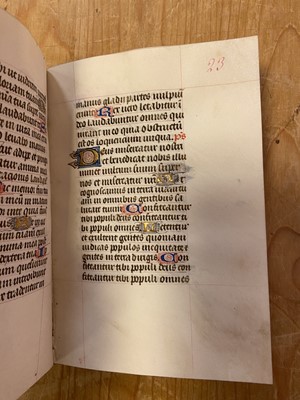 Lot 9 - Book of Hours, Use of Rome, in Latin. Illuminated manuscript on vellum, c. 1460