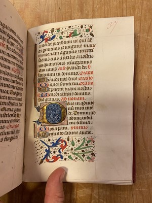 Lot 9 - Book of Hours, Use of Rome, in Latin. Illuminated manuscript on vellum, c. 1460