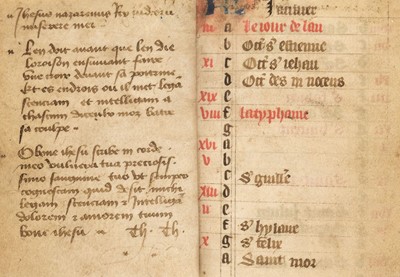 Lot 4 - Book of Hours. Illuminated manuscript on vellum [France, Normandy, early(?) 15th century]