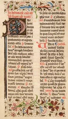 Lot 6 - Breviary, Illuminated manuscript on vellum, [Southern Netherlands, mid(?)-15th century]