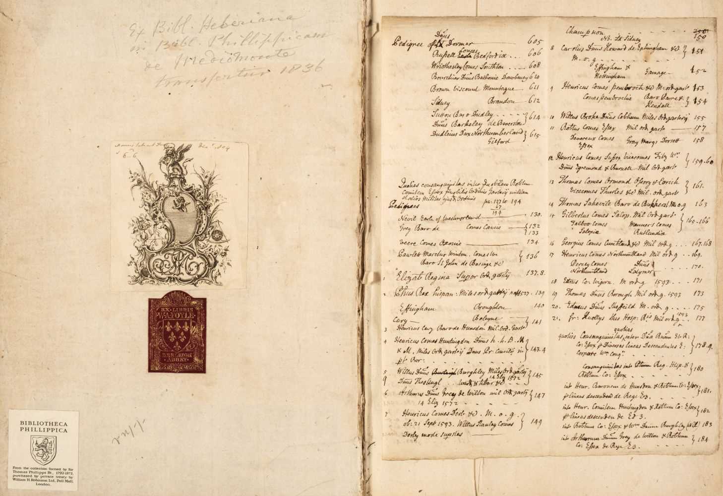 Lot 51 - Devereux, Robert, second Earl of Essex, 1566-1601. A bound collection of heraldic tracts