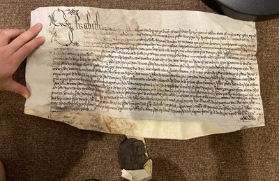 Lot 23 - Honywood Family of Essex. A series of seven vellum documents ..., c. 1560-1645