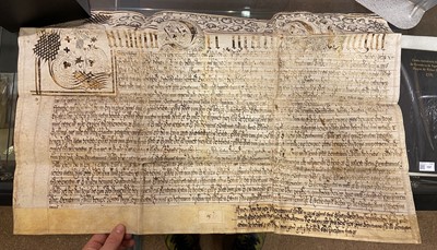 Lot 23 - Honywood Family of Essex. A series of seven vellum documents ..., c. 1560-1645