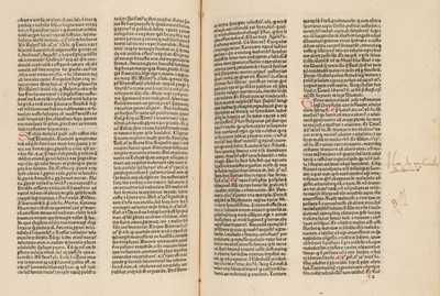 Lot 11 - Leonardus de Utino. Sermones Quadragesimales de legibus, Vicenza, 1479