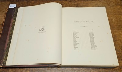 Lot 94 - Booth (Edward Thomas). Rough Notes on the Birds, 3 volumes, 1st edition 1881-87