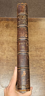 Lot 94 - Booth (Edward Thomas). Rough Notes on the Birds, 3 volumes, 1st edition 1881-87