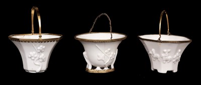 Lot 34 - Libation Cups. Chinese Blanc de Chine libation cups, 1660-1680