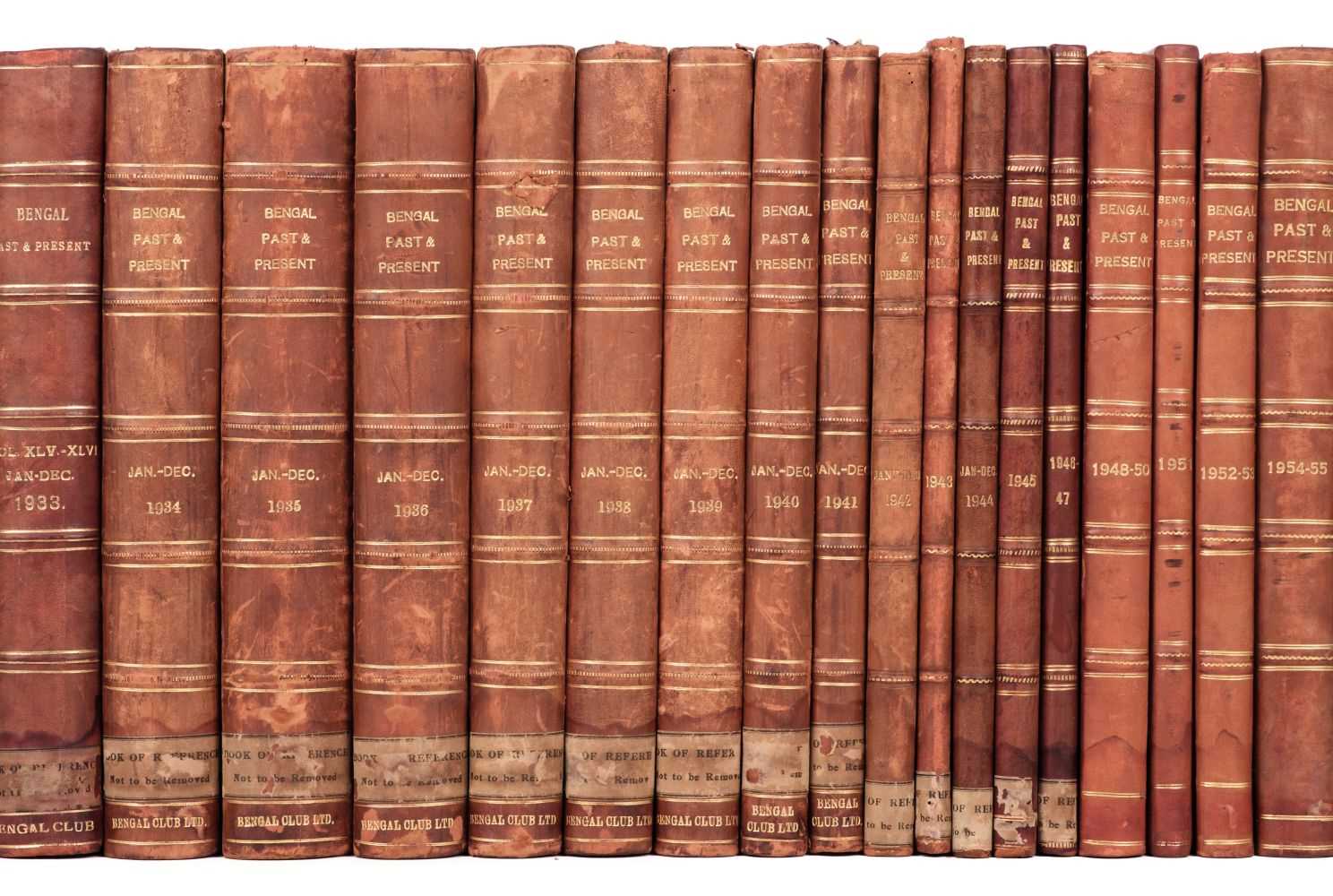 Lot 3 - Bengal: Past & Present. Volumes 1-105 bound in 77 volumes, 1907-1986